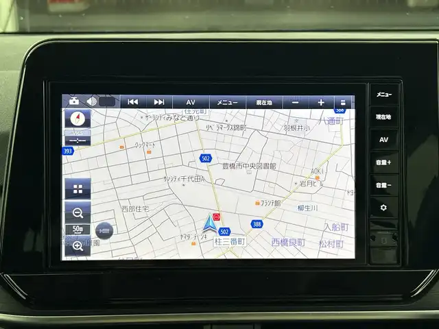 日産 ノート オーテック クロスオーバーFOUR 愛知県 2023(令5)年 1.9万km ガーネットレッド 禁煙車/純正9インチナビ/（AM/FM/Bluetooth/フルセグTV/SD)/全方位カメラ/衝突軽減ブレーキ/レーンキープアシスト/オートマチックハイビーム/コーナーセンサー/ブラインドスポットモニター/ETC/ドライブレコーダー/インテリジェントルームミラー/シートヒーター/ステアリングヒーター/純正16インチアルミホイール/LEDヘッドライト/フロントフォグランプ/スマートキー/プッシュスタート/純正フロアマット/横滑り防止装置