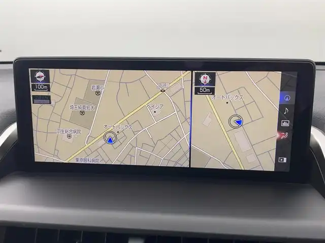 レクサス ＮＸ 300 Iパッケージ 埼玉県 2018(平30)年 6万km グラファイトブラックガラスフレーク サンルーフ　三眼　純正ナビ　Ｂｌｕｅｔｏｏｔｈ　フルセグＴＶ　バックカメラ　サイドカメラ　レザーシート　シートヒーター　パワーシート　ブラインドスポットモニター　１００Ｖ電源　ハンドルヒーター　ＥＴＣ