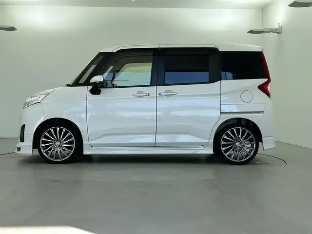 トヨタ ルーミー カスタムG－T 福井県 2018(平30)年 5万km パールホワイトⅢ モデリスタエアロ/9インチナビ/(フルセグTV/BT/CD/DVD)/バックカメラ/衝突被害軽減システム/コーナーセンサー/クルーズコントロール/両側パワースライドドア/横滑り防止装置/LEDヘッドライト/フォグランプ/オートライト/電動格納ミラー/プッシュスタート/スマートキー