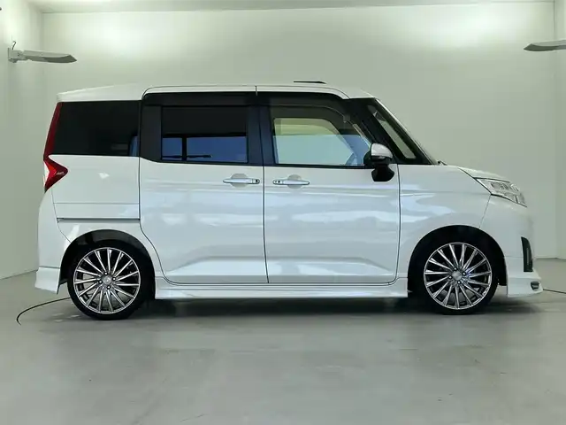 トヨタ ルーミー カスタムG－T 福井県 2018(平30)年 5万km パールホワイトⅢ モデリスタエアロ/9インチナビ/(フルセグTV/BT/CD/DVD)/バックカメラ/衝突被害軽減システム/コーナーセンサー/クルーズコントロール/両側パワースライドドア/横滑り防止装置/LEDヘッドライト/フォグランプ/オートライト/電動格納ミラー/プッシュスタート/スマートキー