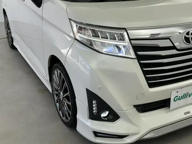 トヨタ ルーミー カスタムG－T 福井県 2018(平30)年 5万km パールホワイトⅢ モデリスタエアロ/9インチナビ/(フルセグTV/BT/CD/DVD)/バックカメラ/衝突被害軽減システム/コーナーセンサー/クルーズコントロール/両側パワースライドドア/横滑り防止装置/LEDヘッドライト/フォグランプ/オートライト/電動格納ミラー/プッシュスタート/スマートキー