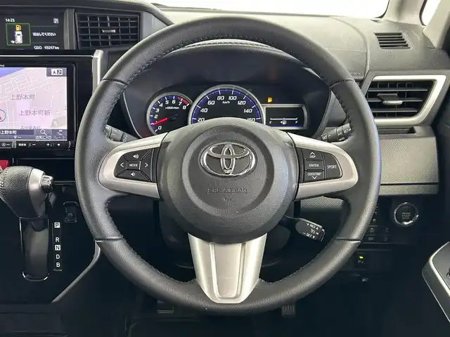 トヨタ ルーミー カスタムG－T 福井県 2018(平30)年 5万km パールホワイトⅢ モデリスタエアロ/9インチナビ/(フルセグTV/BT/CD/DVD)/バックカメラ/衝突被害軽減システム/コーナーセンサー/クルーズコントロール/両側パワースライドドア/横滑り防止装置/LEDヘッドライト/フォグランプ/オートライト/電動格納ミラー/プッシュスタート/スマートキー