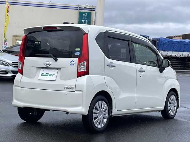 ダイハツ ムーヴ L SAⅢ 鹿児島県 2018(平30)年 6.9万km パールホワイトⅢ 社外ナビ（CN-E300D）/バックカメラ/地デジテレビ/Bluetooth/前後ドライブレコーダー/コーナーセンサー/衝突軽減システム/LEDヘッドランプ/オートライト/オートハイビーム/社外フロアマット/取説/保証書