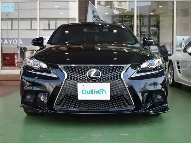 レクサス ＩＳ 250 Fスポーツ 神奈川県 2014(平26)年 5.5万km ブラック サンルーフ/黒革シート/フロントパワーシート/運転席メモリーシート/シートヒーター/エアシート/レーンディパーチャーアラート/レーダークルーズコントロール/BSM/オートハイビーム/パドルシフト/純正ナビ（地デジ、bluetooth)/バックカメラ/前後ドライブレコーダー/ビルトインETC2.0