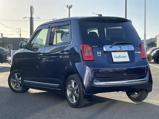 ホンダ Ｎ ＯＮＥ プレミアム ツアラー 長崎県 2013(平25)年 6.9万km プレミアムブルームーンパール 社外SDナビ/CD/DVD/BT/フルセグTV/バックカメラ/ステアリングスイッチ/LEDヘッドライト/オートライト/ウィンカーミラー/純正14インチAW/ETC