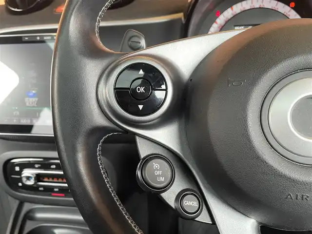 スマート ＭＣＣ スマート フォーフォー BRABUSスポーツ 愛知県 2018(平30)年 3万km 青／白 ９インチナビ　/ＴＶ　/バックカメラ　/Ｂｌｕｅｔｏｏｔｈ　/ブルーレイ再生　/黒革シート　/シートヒーター　/クルコン　/ＬＫＡ　/衝突被害軽減ブレーキ　/パドルシフト　/ＬＥＤヘッドライト　/ガラスルーフ　/ＥＴＣ