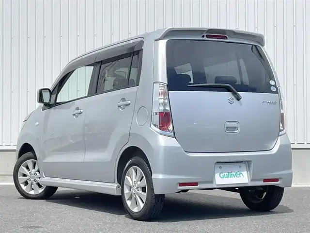 スズキ ワゴンＲ スティングレー X 群馬県 2010(平22)年 1.8万km シルキーシルバーメタリック ワンオーナー/プッシュスタート/革巻きステアリング/電動格納ミラー/HIDヘッドライト/FOGランプ/ドアバイザー/純正AW/純正フロアマット/保証書/取説