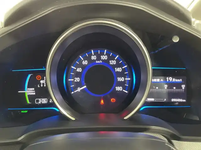 ホンダ フィット ハイブリット Fパッケージ 福岡県 2013(平25)年 9.1万km ビビットスカイブルーP ・純正7インチナビ/（CD、DVD、ワンセグ、Bluetooth）/・バックカメラ/・プッシュスタート/・ステアリングスイッチ/・ヘッドライトリベライザー/・ドライブレコーダー/・ETC/・電格ミラー/・ウィンカーミラー