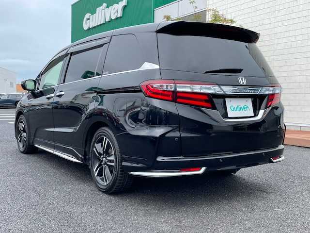 ホンダ オデッセイ ハイブリッド アブソルートセンシングEXパック 茨城県 2016(平28)年 8.8万km クリスタルブラックパール 純正ナビ　/-BT/フルセグ/AM/FM/両側パワースライドドア　/全方位カメラ　/ＥＴＣ　/HONDA SENSING/・アダプティブクルーズコントロール/・衝突軽減ブレーキ/・車線維持支援システム/・誤発進抑制機能/・先行車発進お知らせ機能/・オートハイビーム/・標識認識機能/ブラインドスポットモニター　/パーキングアシスト　/プッシュスタート　/ＬＥＤライト　/オートライト/スマートキー×2