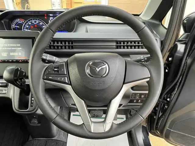 マツダ フレア ハイブリッド XS 宮崎県 2018(平30)年 4.5万km ブルーイッシュブラックパール3 メモリナビ/フルセグテレビ/バックカメラ/ETC/アイドリングストップ/ドライブレコーダー/レーンキープ/衝突軽減ブレーキ/オートライト