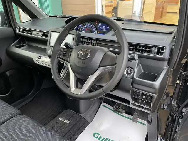 マツダ フレア ハイブリッド XS 宮崎県 2018(平30)年 4.5万km ブルーイッシュブラックパール3 メモリナビ/フルセグテレビ/バックカメラ/ETC/アイドリングストップ/ドライブレコーダー/レーンキープ/衝突軽減ブレーキ/オートライト