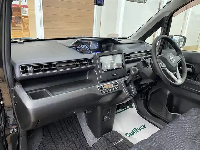 マツダ フレア ハイブリッド XS 宮崎県 2018(平30)年 4.5万km ブルーイッシュブラックパール3 メモリナビ/フルセグテレビ/バックカメラ/ETC/アイドリングストップ/ドライブレコーダー/レーンキープ/衝突軽減ブレーキ/オートライト