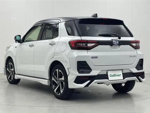 ダイハツ ロッキー プレミアム G HEV 茨城県 2022(令4)年 3.8万km ブラックマイカメタリック/シャイニングホワイトパール 純正ナビ［NMZL-Y72D］/フルセグ再生可/SMART　ASSIST/モデリスタフルエアロ/バックカメラ/ハーフレザーシート/シートヒーター/ビルトインETC/純正ドライブレコーダー/純正アルミホイール/純正フロアマット/スタッドレス車載（社外ホイール）