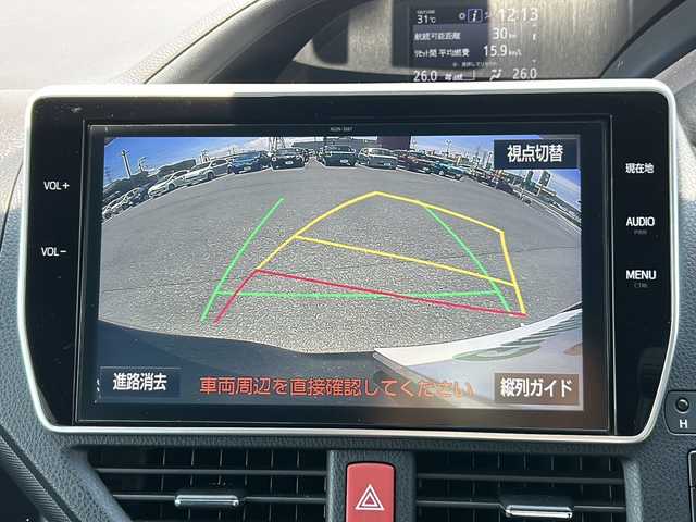 トヨタ ノア ハイブリッド Si ダブルバイビー 茨城県 2018(平30)年 4.1万km ブラック ワンオーナー/純正メモリナビ【NSZN-W66T】/(フルセグTV・CD・DVD・BT・ラジオ再生)/両側パワースライドドア/クルーズコントロール/衝突軽減ブレーキ/コーナーセンサー/ハーフレザーシート/シートヒーター/ドライブレコーダー/ETC/バックカメラ/オートライト/LEDヘッドライト/純正16inアルミホイール/純正フロアマット/スマートキー/スペアキー/取扱説明書/保証書