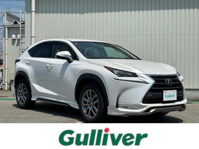 レクサス ＮＸ 200t Iパッケージ 富山県 2016(平28)年 7.3万km ソニッククォーツ フルエアロ/4WD/レーダークルーズコントロール/センターデフロック/衝突被害軽減システム/横滑り防止装置/盗難防止装置/オートブレーキホールド/純正SDナビ/フルセグTV/DVD再生/Blu-ray再生/Bluetooth/ビルトインETC/パワーシートD＋N席(運転席ポジションメモリー付）/合皮シート/純正アルミホイール