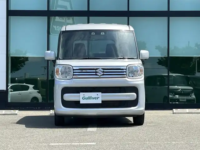 スズキ スペーシア HYBRID X 和歌山県 2022(令4)年 3.7万km シルキーシルバーメタリック 純正9インチナビ/フルセグTV/Bluetooth/CD/DVD/USB/全周囲カメラ/衝突軽減カメラ/車線逸脱防止機能/コーナーセンサー/両側パワースライドドア/後席サーキュレーター/後席サンシェード/運転席シートヒーター/ステアリングスイッチ/アイドリングストップ/オートライト/ヘッドライトレベライザー/ドアバイザー/フルオートエアコン/電動格納ミラー/プッシュスタート/スマートキー