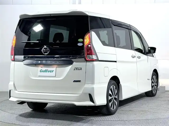 日産 セレナ ハイウェイスター 大阪府 2016(平28)年 5.6万km ブリリアントホワイトパール 純正9incナビTV バックカメラ クルーズコントロール 衝突軽減ブレーキ レーンアシスト 両側パワースライドドア スマートキー プッシュスタート オートライト LEDヘッドライト ETC