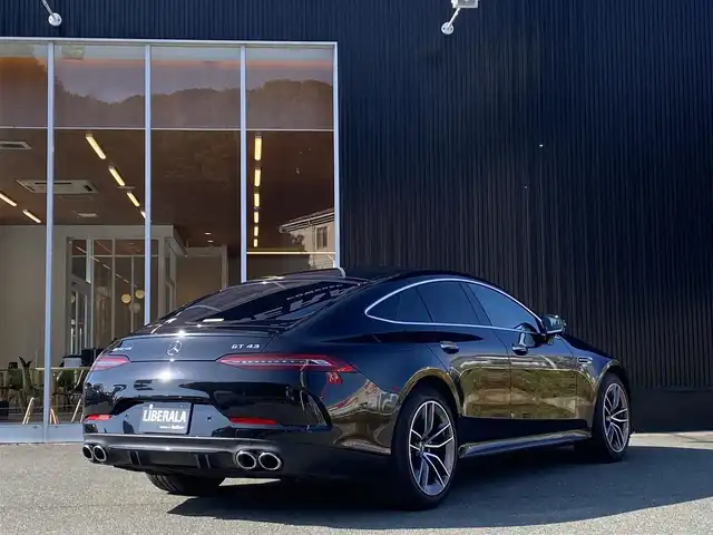 メルセデスＡＭＧ ＧＴ 43 4マチック+ 福岡県 2019(令1)年 4万km オブシディアンブラック １オーナ/エクスクルーシブ/パノラマルーフ/シートヒーター/エアーシート/ドライブレコーダー/禁煙車/レーダーセーフティＰＫＧ/全方位モニター/ブルメスターサウンド/ヘッドアップディスプレイ/スペアキ