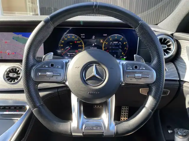 メルセデスＡＭＧ ＧＴ 43 4マチック+ 福岡県 2019(令1)年 4万km オブシディアンブラック １オーナ/エクスクルーシブ/パノラマルーフ/シートヒーター/エアーシート/ドライブレコーダー/禁煙車/レーダーセーフティＰＫＧ/全方位モニター/ブルメスターサウンド/ヘッドアップディスプレイ/スペアキ