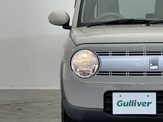 スズキ ラパン G 滋賀県 2016(平28)年 4.9万km フォーンベージュM 純正7インチナビ/【Bluetooth/CD/DVD/フルセグTV/USB】/衝突軽減ブレーキ/MTモード付AT/プッシュスタート/スマートキー/ABS/横滑り防止装置