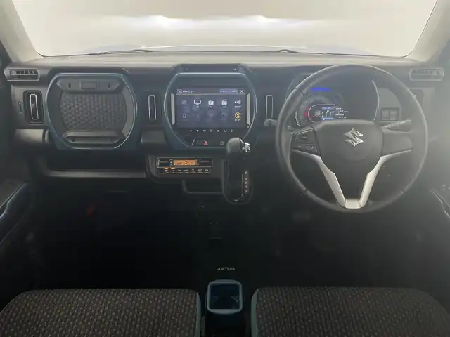 スズキ ハスラー HYBRID X 愛知県 2020(令2)年 6.9万km ブリスクブルーメタリック/ホワイト2トーンルーフ 純正９型ナビ　フルセグＴＶ　全方位カメラ　デュアルカメラブレーキサポート　Ｂｌｕｅｔｏｏｔｈ　ＤＶＤ再生　シートヒーター　ＵＳＢ入力端子　Ｌｉｎｚアルミホイール　フォグランプ　ＬＥＤヘッドライト　禁煙/純正フロアマット　スタッドレスタイヤ