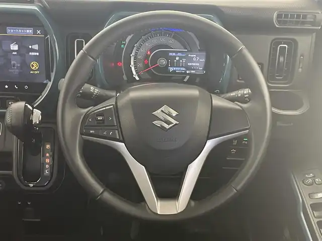 スズキ ハスラー HYBRID X 愛知県 2020(令2)年 6.9万km ブリスクブルーメタリック/ホワイト2トーンルーフ 純正９型ナビ　フルセグＴＶ　全方位カメラ　デュアルカメラブレーキサポート　Ｂｌｕｅｔｏｏｔｈ　ＤＶＤ再生　シートヒーター　ＵＳＢ入力端子　Ｌｉｎｚアルミホイール　フォグランプ　ＬＥＤヘッドライト　禁煙/純正フロアマット　スタッドレスタイヤ