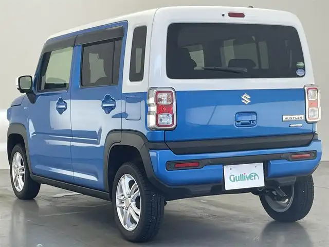 スズキ ハスラー HYBRID X 愛知県 2020(令2)年 6.9万km ブリスクブルーメタリック/ホワイト2トーンルーフ 純正９型ナビ　フルセグＴＶ　全方位カメラ　デュアルカメラブレーキサポート　Ｂｌｕｅｔｏｏｔｈ　ＤＶＤ再生　シートヒーター　ＵＳＢ入力端子　Ｌｉｎｚアルミホイール　フォグランプ　ＬＥＤヘッドライト　禁煙/純正フロアマット　スタッドレスタイヤ