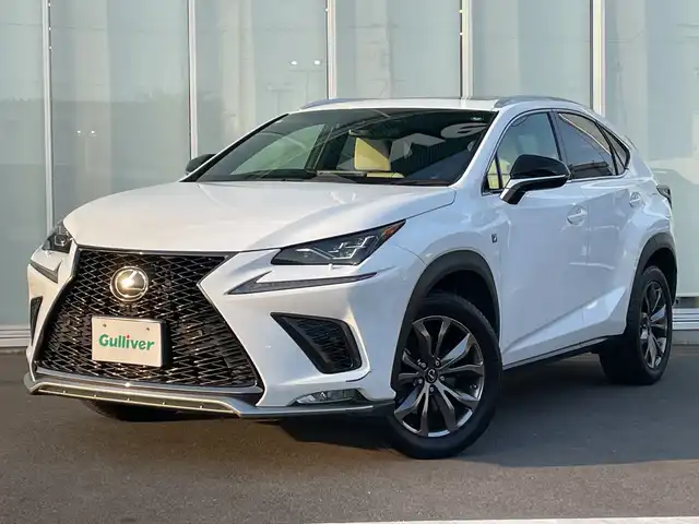 レクサス ＮＸ 300 Fスポーツ 神奈川県 2018(平30)年 8.7万km ホワイトノーヴァガラスフレーク 純正ナビＴＶ　/全方位カメラ　/サンルーフ　/電動リアゲート　/前席パワーシート/シートヒーター/エアシート　/クルーズコントロール　/コーナーセンサー　/ETC2.0　/シートメモリ　/オートブレーキホールド/パドルシフト/ステアリングヒーター/ブラインドスポットモニター/ヘッドアップディスプレイ/LED/取扱説明書/保証書/記録簿/衝突被害軽減システム/カーテンエアバッグ