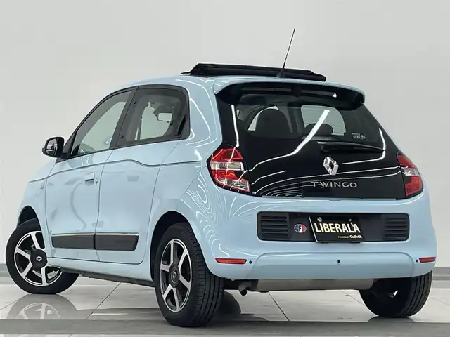 ルノー トゥインゴ インテンス キャンバストップ 岡山県 2017(平29)年 5.9万km Ｌグリーン キャンバストップ/社外ポータブルナビ/ワンセグTV/MSV/AAC/コーナーセンサー/ルノー純正ドラレコ/クルコン/ステアリングS/W/エコモード/オートワイパー/オートライト/ETC