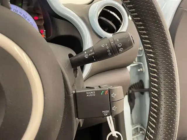 ルノー トゥインゴ インテンス キャンバストップ 岡山県 2017(平29)年 5.9万km Ｌグリーン キャンバストップ/社外ポータブルナビ/ワンセグTV/MSV/AAC/コーナーセンサー/ルノー純正ドラレコ/クルコン/ステアリングS/W/エコモード/オートワイパー/オートライト/ETC