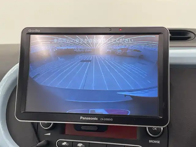 ルノー トゥインゴ インテンス キャンバストップ 岡山県 2017(平29)年 5.9万km Ｌグリーン キャンバストップ/社外ポータブルナビ/ワンセグTV/MSV/AAC/コーナーセンサー/ルノー純正ドラレコ/クルコン/ステアリングS/W/エコモード/オートワイパー/オートライト/ETC