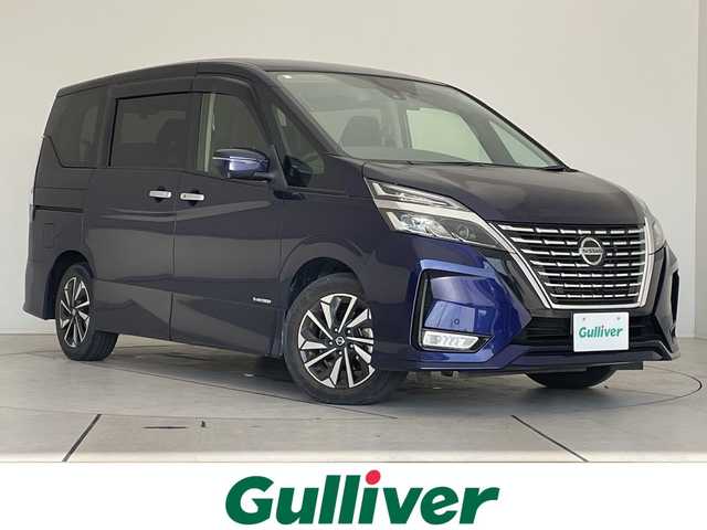 日産 セレナ ハイウェイスター V 愛知県 2020(令2)年 3.7万km アズライトブルー プロパイロット/純正ナビ/フリップダウンモニター/全方位カメラ/両側パワースライドドア/レーダークルーズコントロール/バックカメラ/ブラインドスポットモニター/コーナーセンサー/純正アルミホイール/LEDヘッドライト/リアオートエアコン/オートライト/ドライブレコーダー/ETC/衝突軽減システム/フルセグ/CD DVD/Bluetooth/ステアリングスイッチ/スマートキー/プッシュスタート