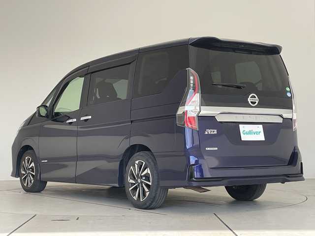 日産 セレナ ハイウェイスター V 愛知県 2020(令2)年 3.7万km アズライトブルー プロパイロット/純正ナビ/フリップダウンモニター/全方位カメラ/両側パワースライドドア/レーダークルーズコントロール/バックカメラ/ブラインドスポットモニター/コーナーセンサー/純正アルミホイール/LEDヘッドライト/リアオートエアコン/オートライト/ドライブレコーダー/ETC/衝突軽減システム/フルセグ/CD DVD/Bluetooth/ステアリングスイッチ/スマートキー/プッシュスタート