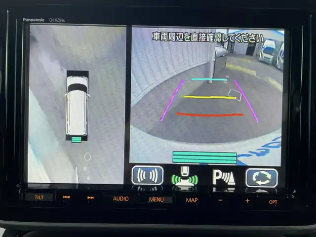 スズキ スペーシア カスタム HYBRID XS 大阪府 2018(平30)年 10.7万km ピュアホワイトP (株)IDOMが運営する【じしゃロン東大阪店】の自社ローン専用車両になりますこちらは現金またはオートローンご利用時の価格です。自社ローンご希望の方は別途その旨お申付け下さい/衝突被害軽減ブレーキ/車線逸脱警報/横滑り防止/パナソニック製SDナビ【CN-RZ846】/全方位カメラ/ドライブレコーダー/コーナーセンサー/両側パワースライドドア/スマートキー＆プッシュスタート/ビルトインETC/LEDヘッドライト/オートライト/アイドリングストップ/ステアリングスイッチ/オートエアコン/運転席シートヒーター/純正15インチアルミ/取説（車両・ナビ）＆保証書/スペアスマートキー