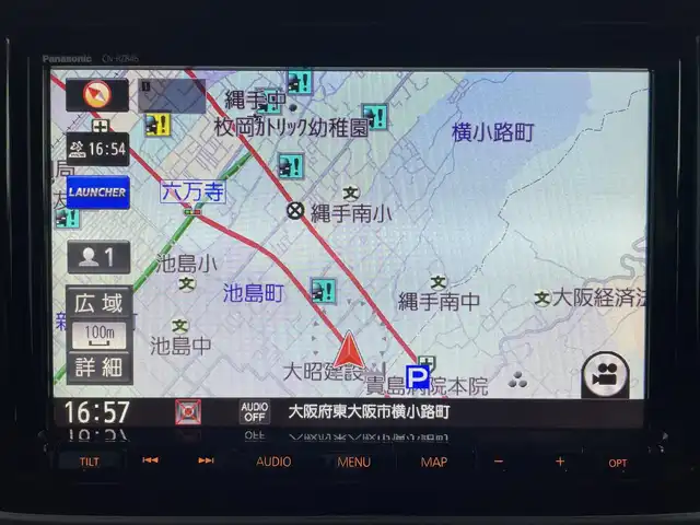 スズキ スペーシア カスタム HYBRID XS 大阪府 2018(平30)年 10.7万km ピュアホワイトP (株)IDOMが運営する【じしゃロン東大阪店】の自社ローン専用車両になりますこちらは現金またはオートローンご利用時の価格です。自社ローンご希望の方は別途その旨お申付け下さい/衝突被害軽減ブレーキ/車線逸脱警報/横滑り防止/パナソニック製SDナビ【CN-RZ846】/全方位カメラ/ドライブレコーダー/コーナーセンサー/両側パワースライドドア/スマートキー＆プッシュスタート/ビルトインETC/LEDヘッドライト/オートライト/アイドリングストップ/ステアリングスイッチ/オートエアコン/運転席シートヒーター/純正15インチアルミ/取説（車両・ナビ）＆保証書/スペアスマートキー