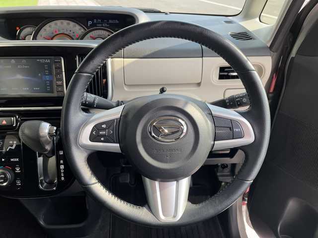 ダイハツ ムーヴ キャンバス G ブラックインテリア VS SAⅢ 愛知県 2021(令3)年 3.6万km スムースグレーマイカメタリック/ファイアークォーツレッドメタリック 2トーン ディスプレイオーディオ　ナビ機能なし/全方位カメラ/両側パワースライドドア/シートヒーター/バックカメラ/コーナーセンサー/LEDヘッドライト/オートマチックハイビーム/ドライブレコーダー/ETC/衝突軽減システム/CD/Bluetooth/ステアリングスイッチ/スマートキー/プッシュスタート