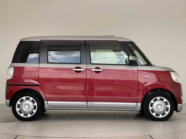 ダイハツ ムーヴ キャンバス G ブラックインテリア VS SAⅢ 愛知県 2021(令3)年 3.6万km スムースグレーマイカメタリック/ファイアークォーツレッドメタリック 2トーン ディスプレイオーディオ　ナビ機能なし/全方位カメラ/両側パワースライドドア/シートヒーター/バックカメラ/コーナーセンサー/LEDヘッドライト/オートマチックハイビーム/ドライブレコーダー/ETC/衝突軽減システム/CD/Bluetooth/ステアリングスイッチ/スマートキー/プッシュスタート