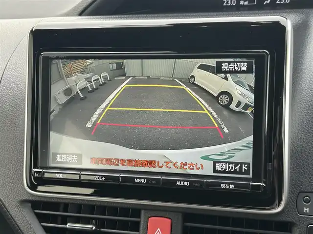 トヨタ ノア ハイブリッド Si ダブルバイビー 福島県 2018(平30)年 5.2万km ホワイトパールクリスタルシャイン 純正SDナビ/　【フルセグ/CD/DVD/SD/MSV/BT】/バックカメラ/ステアリングスイッチ/クルーズコントロール/前席シートヒーター/ビルトインETC/ドライブレコーダー/両側パワースライドドア/LEDヘッドライト（AUTO機能付き）/　・フォグランプ/オートマチックハイビーム/衝突軽減システム/レーンキープアシスト/パーキングアシスト/横滑り防止機能/純正フロアマット/純正ドアバイザー/スペアキー×１