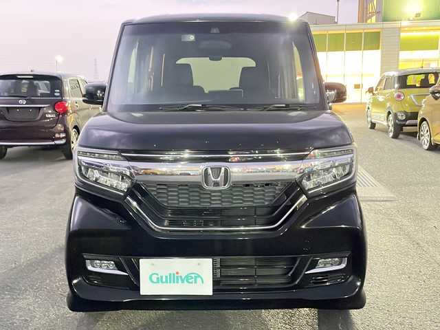 ホンダ Ｎ ＢＯＸ カスタム G L ホンダセンシング 香川県 2018(平30)年 7.5万km クリスタルブラックパール 社外ナビ（フルセグＴＶ/CD，DVD/BT）/バックカメラ/ドライブレコーダー/片側パワースライドドア/ビルトインETC/オートライト/ターボ/スペアキー