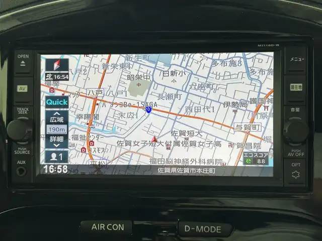 日産 ジューク 15RX V アーバンセレ パーソナライゼーション 佐賀県 2017(平29)年 3.7万km ブリリアントホワイトパール 純正7型ナビ/（ＡＭ/ＦＭ/CD/DVD/Bluetooth/フルセグTV）/バックカメラ/オートエアコン/衝突被害軽減システム/盗難防止装置/横滑り防止装置/オートライト/スマートキー/スペアキー/プッシュスタート/純正フロアマット/純正17インチアルミホイール