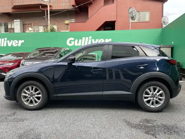マツダ ＣＸ－３ 15S ツーリング 東京都 2021(令3)年 2.3万km ディープクリスタルブルーマイカ ワンオーナー/純正7インチナビ/(フルセグTV/CD/DVD/Bluetooth)/360度ビューモニター/アドバンストスマートシティブレーキサポート/スマートシティブレーキサポート/AT誤発進抑制制御/ブラインドブラインドスポットモニター/前後パーキングセンサー/車線逸脱警報機能/LEDヘッドランプ/ハイビームコントロールシステム/スペアキー×1/ETC/保証書/取扱説明書