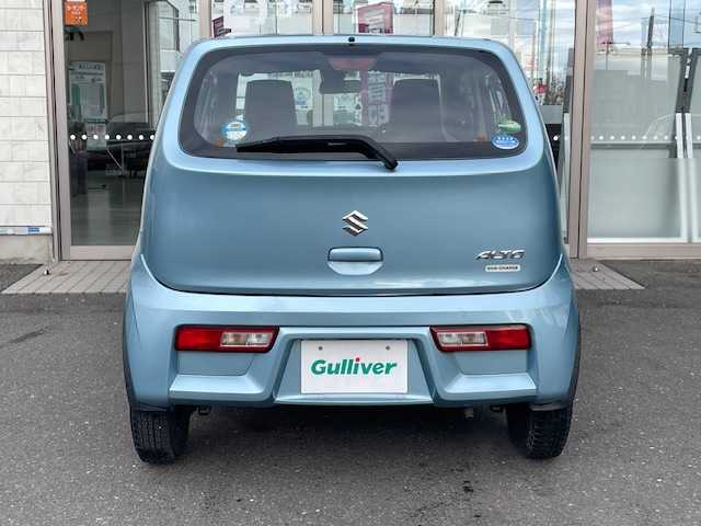 スズキ アルト L 青森県 2018(平30)年 1.5万km フィズブルーパールメタリック ４WD/純正オーディオ/衝突軽減スイッチ/アイドリング/横滑り防止装置/ライトレベライザー/シートヒーターD/N席/保証書/取扱説明書/スペアキー1本