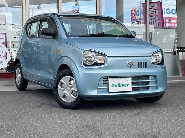 スズキ アルト L 青森県 2018(平30)年 1.5万km フィズブルーパールメタリック ４WD/純正オーディオ/衝突軽減スイッチ/アイドリング/横滑り防止装置/ライトレベライザー/シートヒーターD/N席/保証書/取扱説明書/スペアキー1本