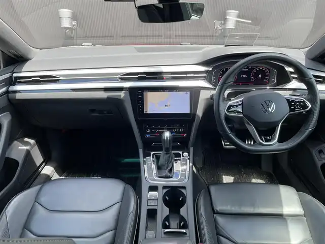 フォルクスワーゲン ＶＷ アルテオン SB TSI 4モーション Rラインアドバンス 長野県 2021(令3)年 3.5万km 赤 サンルーフ　/ｈａｒｍａｎ／ｋａｒｄｏｎ/ＨＵＤ　/ＡＣＣ　/ＢＳＭ　/黒革シート　/ＰＷシート　/シートヒーター/ＤｉｓｃｏｖｅｒＰｒｏ　/３６０°カメラ　/ＬＥＤヘッドライト　/パークアシスト　/デジタルメーター　/Ｃａr play/100V/パークセンサー