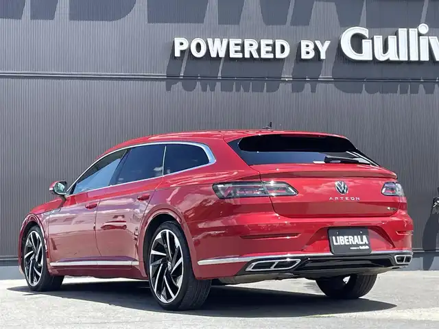 フォルクスワーゲン ＶＷ アルテオン SB TSI 4モーション Rラインアドバンス 長野県 2021(令3)年 3.5万km 赤 サンルーフ　/ｈａｒｍａｎ／ｋａｒｄｏｎ/ＨＵＤ　/ＡＣＣ　/ＢＳＭ　/黒革シート　/ＰＷシート　/シートヒーター/ＤｉｓｃｏｖｅｒＰｒｏ　/３６０°カメラ　/ＬＥＤヘッドライト　/パークアシスト　/デジタルメーター　/Ｃａr play/100V/パークセンサー