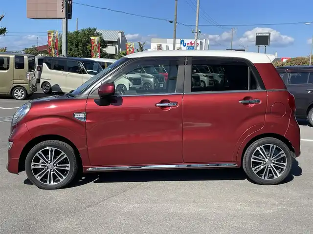 ダイハツ キャスト スタイル G SAⅡ 愛媛県 2016(平28)年 1.6万km ファイアークォーツレッドM 衝突被害軽減ブレーキ/車線逸脱警報/純正7インチナビ（Bluetooth/フルセグTV/DVD再生）/バックカメラ/ETC/純正フロアマット/ベンチシート/純正15インチAW/バックセンサー/プッシュスタート/オートライト/LEDヘッドライト/フォグランプ/ABS/横滑り防止装置/盗難防止装置