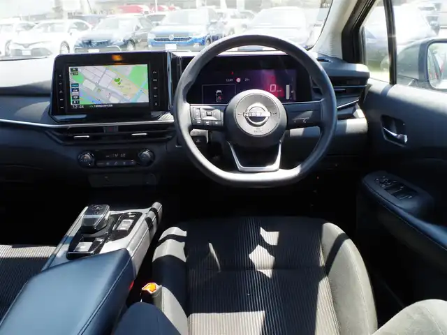 日産 ノート X 千葉県 2021(令3)年 5.3万km ダークメタルグレー エマージェンシーブレーキ/9インチ純正ナビ/地デジTV/【Bluetooth接続】/バックカメラ/ドライブレコーダー/ETC/サイド/カーテンエアバッグ/インテリジェントキー