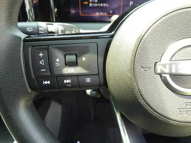 日産 ノート X 千葉県 2021(令3)年 5.3万km ダークメタルグレー エマージェンシーブレーキ/9インチ純正ナビ/地デジTV/【Bluetooth接続】/バックカメラ/ドライブレコーダー/ETC/サイド/カーテンエアバッグ/インテリジェントキー