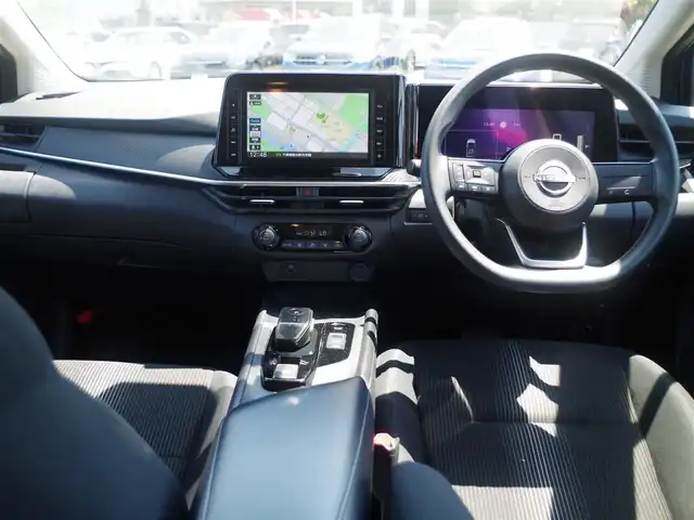日産 ノート X 千葉県 2021(令3)年 5.3万km ダークメタルグレー エマージェンシーブレーキ/9インチ純正ナビ/地デジTV/【Bluetooth接続】/バックカメラ/ドライブレコーダー/ETC/サイド/カーテンエアバッグ/インテリジェントキー