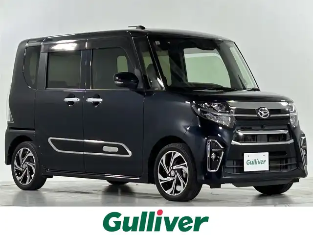 ダイハツ タント カスタム RS スタイルセレクション 佐賀県 2021(令3)年 7.4万km パールブラック 純正9インチナビ/フルセグTV/Bluetooth/Androidauto/Applecarplay/バックカメラ/衝突被害軽減システム/レーダークルーズコントロール/レーンアシスト/オートライト/オートマチックハイビーム/LEDヘッドライト/LEDフォグライト/クリアランスソナー/先行車発信お知らせ機能/ビルトインETC/両側パワースライドドア/運転席・助手席シートヒーター/ハーフレザーシート/ISOFIX対応/後席サンシェード/シートバックテーブル/純正15インチアルミホイール/純正フロアマット/純正ドアバイザー/スマートキー